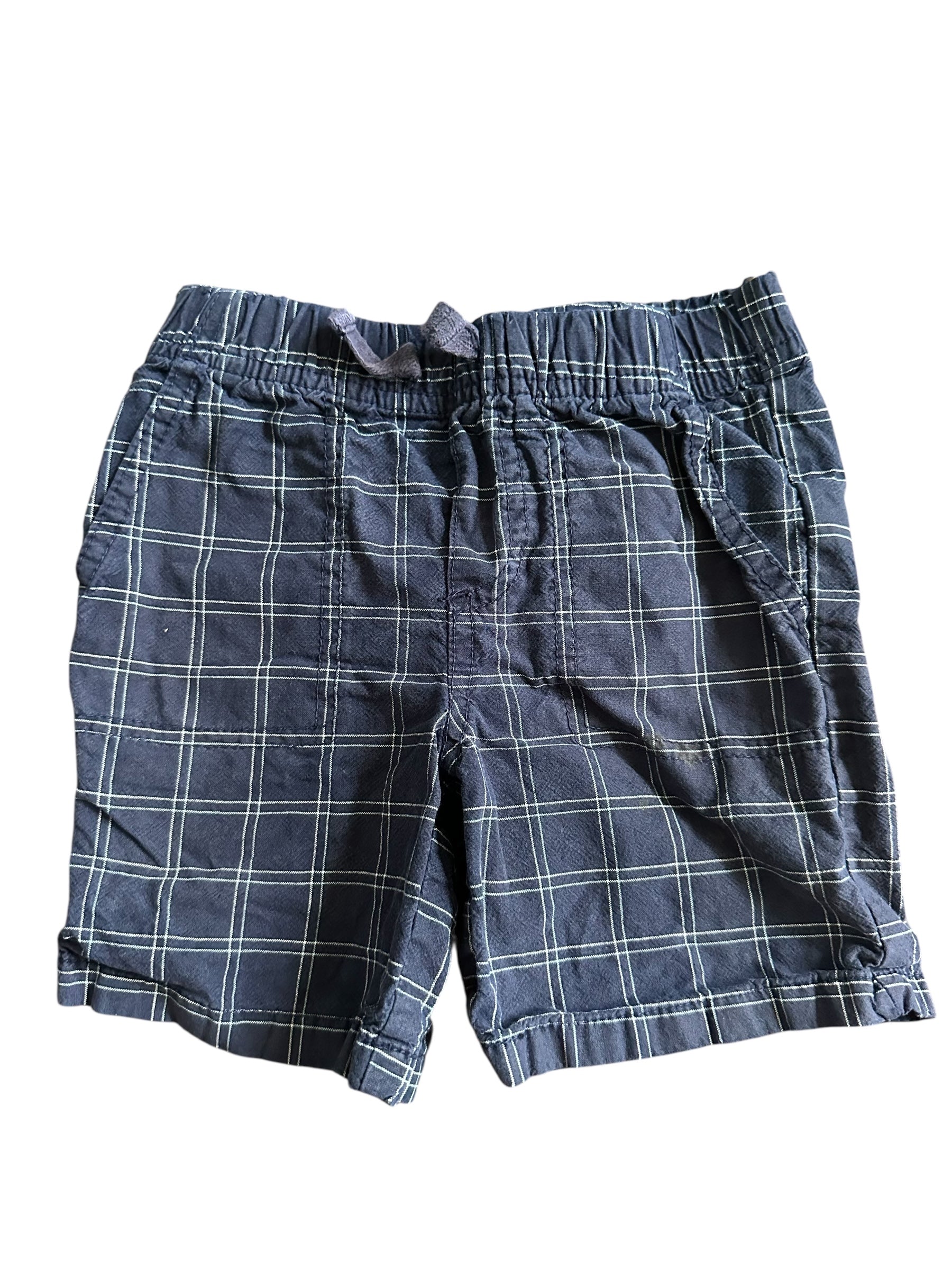 Blue Plaid Shorts (2T)