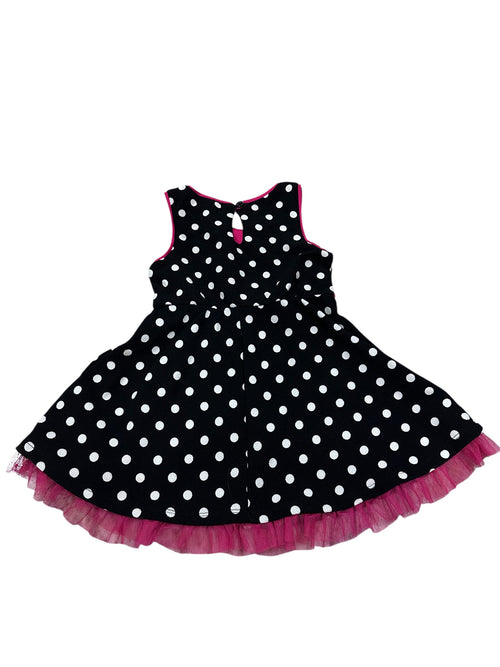 Black Polka-dot Dress (2T)