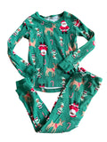 Santa Reindeer Pajama Set (4T)