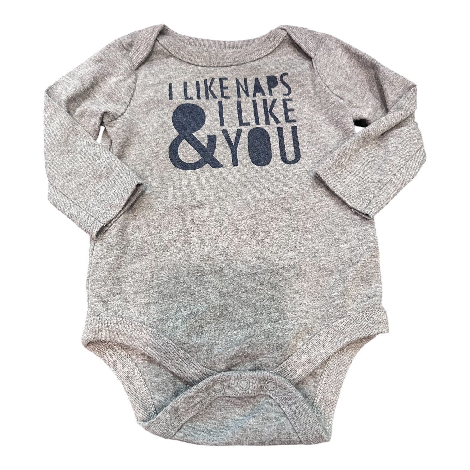 I Like Naps Long-Sleeve Onesie
