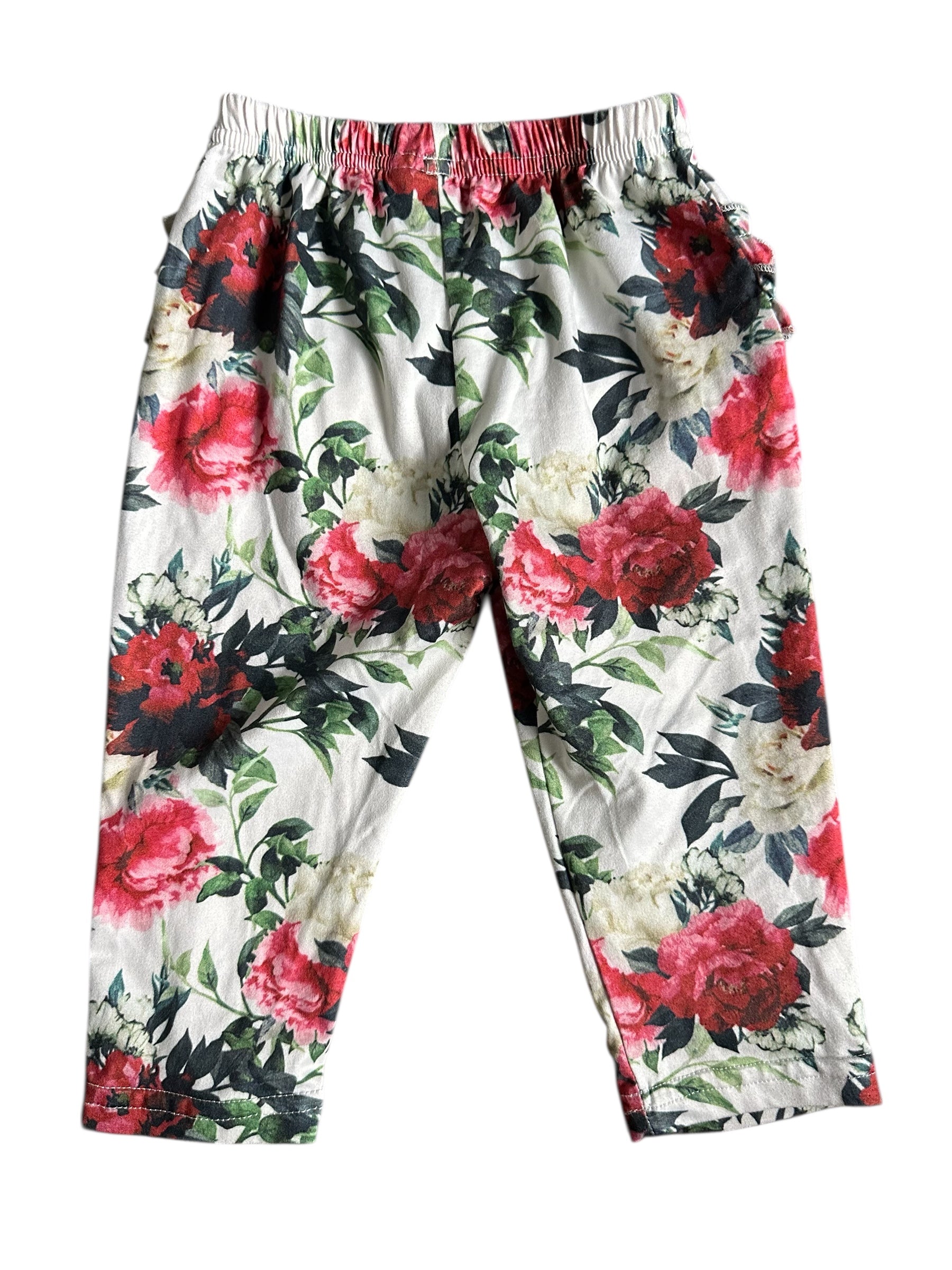 Ruffle Floral Leggings (6-9m)