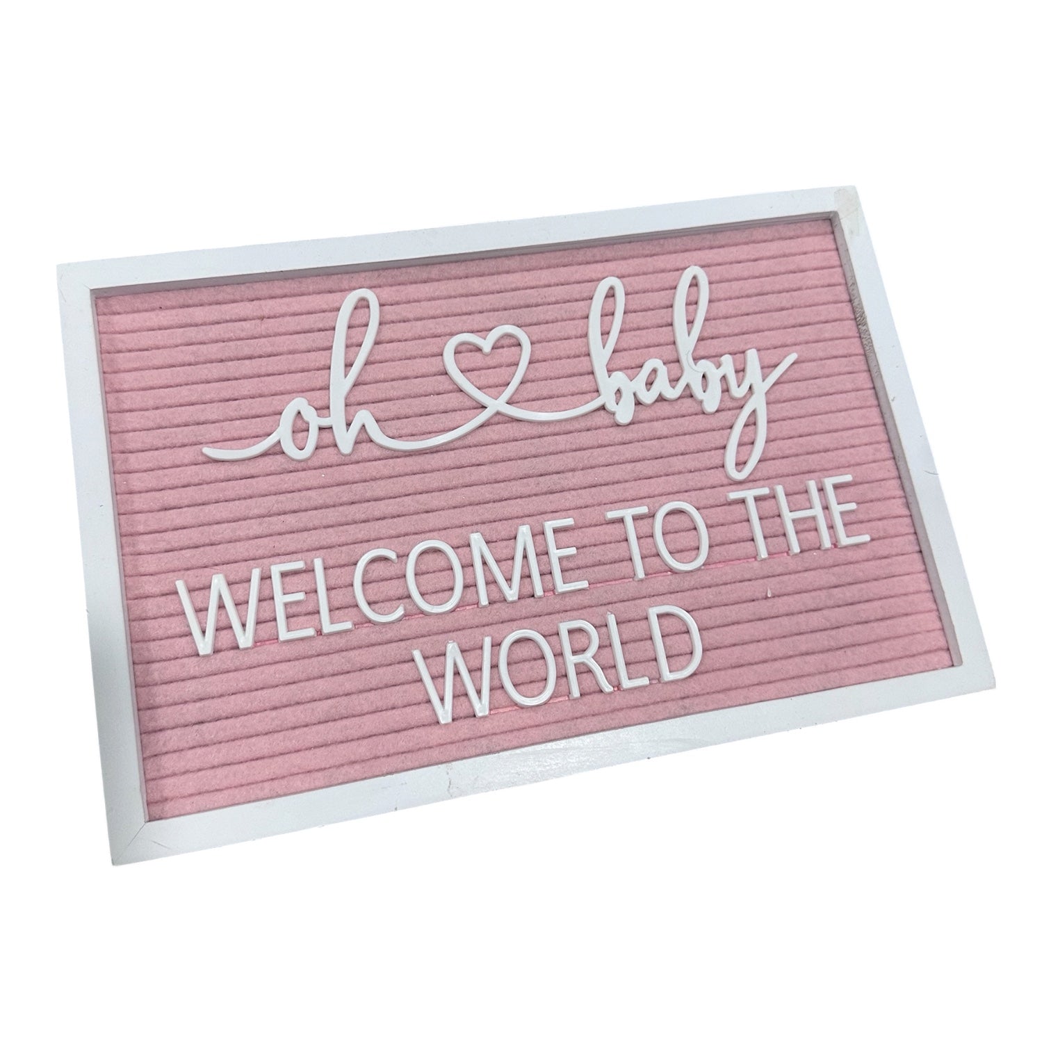 Oh Baby Welcome Sign