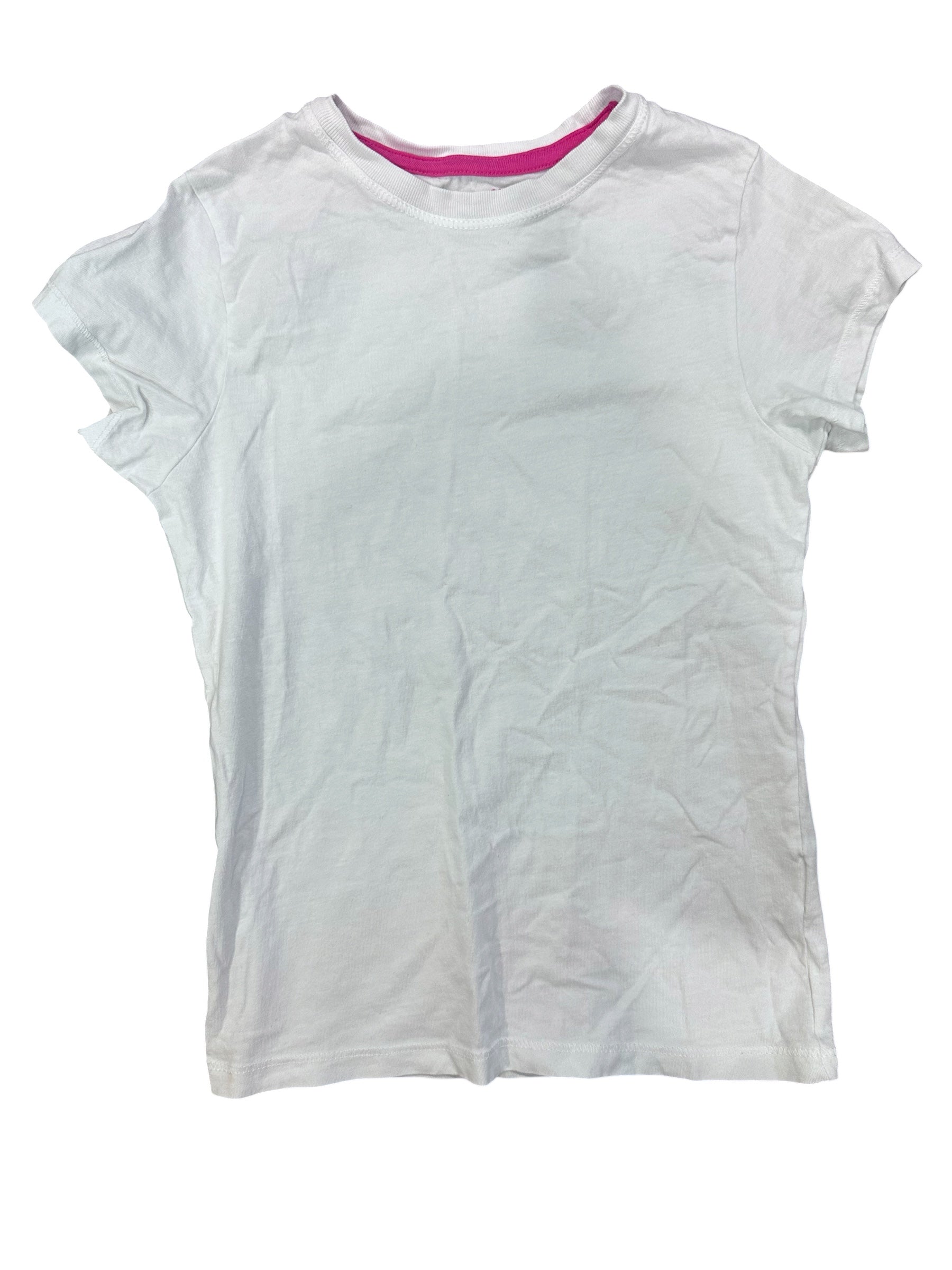 Girls Plain White Shirt (S)