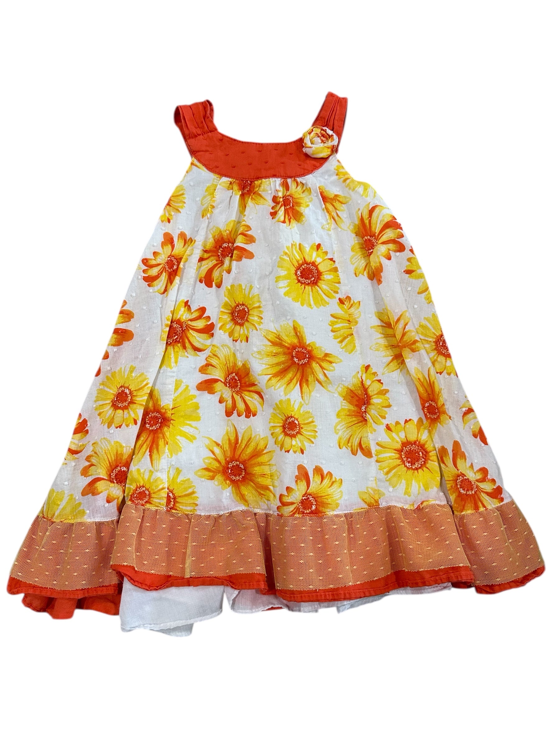 Summer Sunflower Dress (3T)