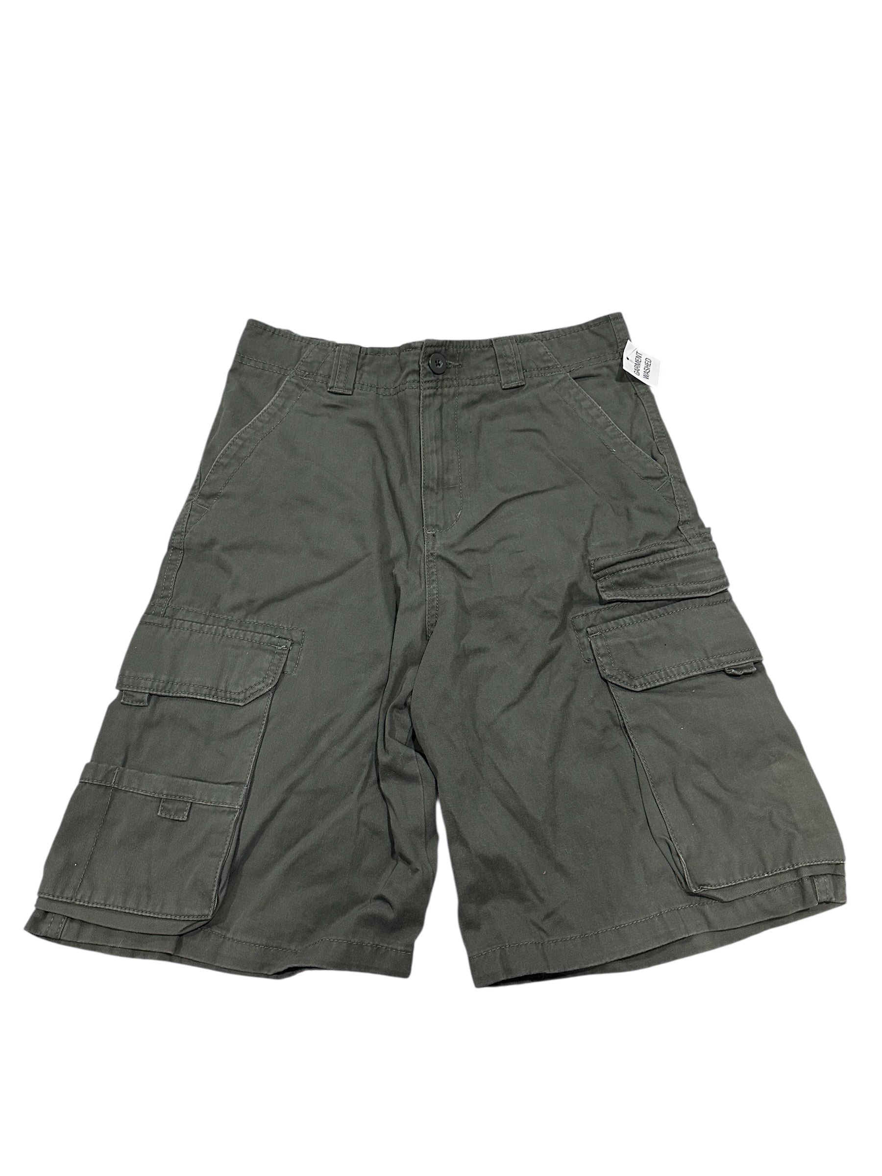 Green Cargo Shorts (16)
