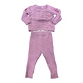 Girls Pink Sweater Set (6/9m)