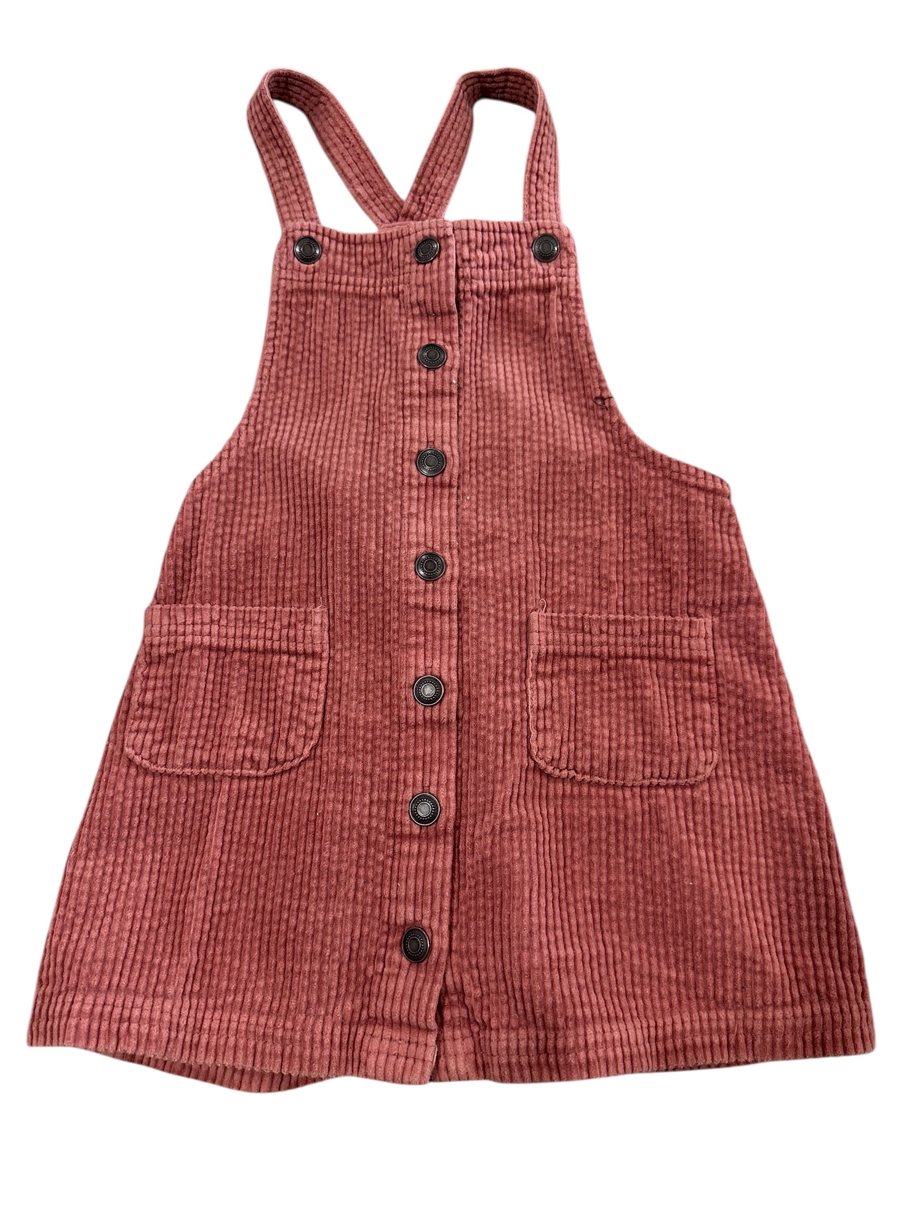 Corduroy Overall Dress (4T)