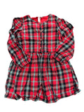 Long-Sleeve Plaid Dress (4T)