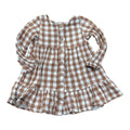 Brown Gingham Dress (18m)