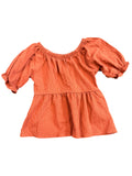 Girl Orange Blouse (S 6/6X)