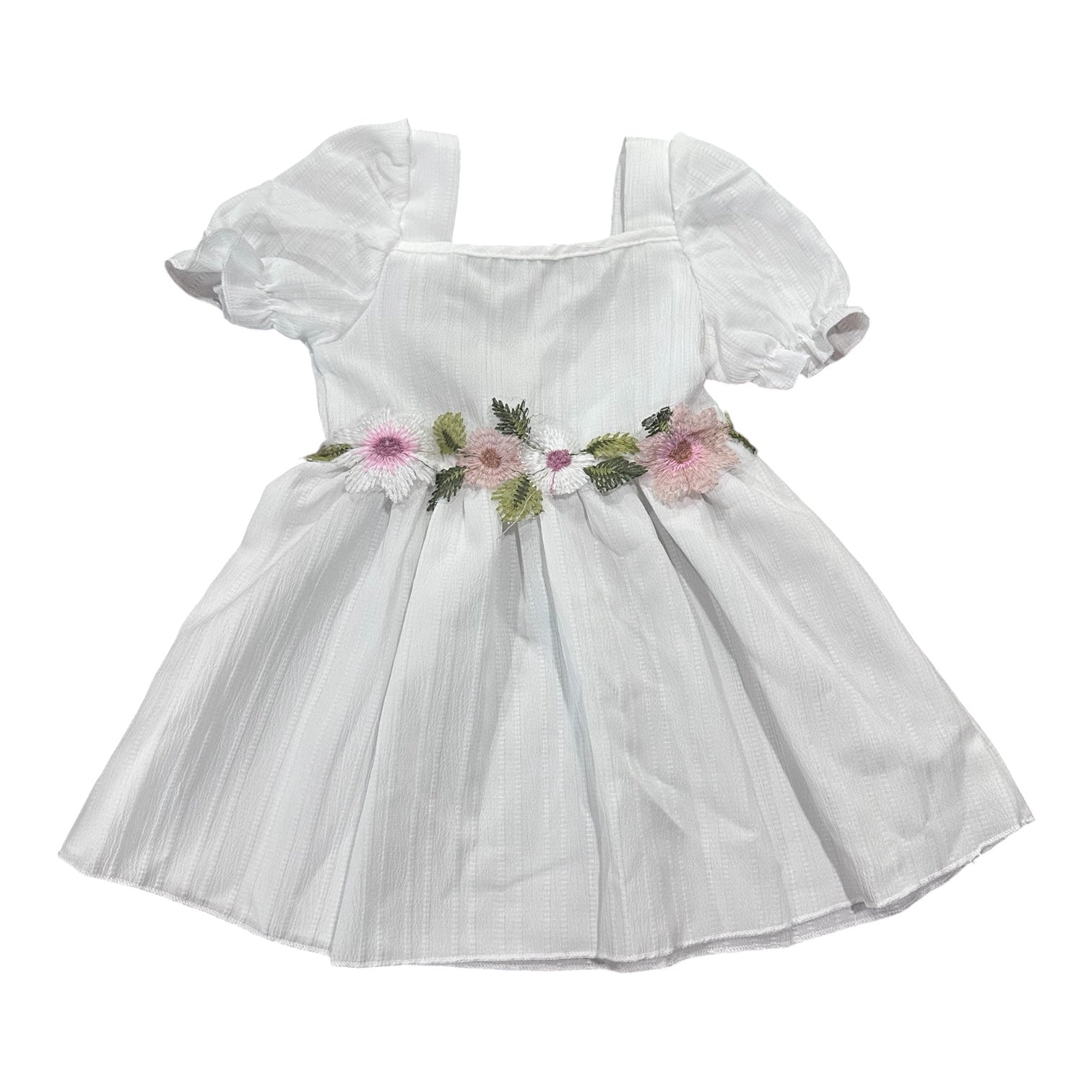 Girls White Dress (12m)