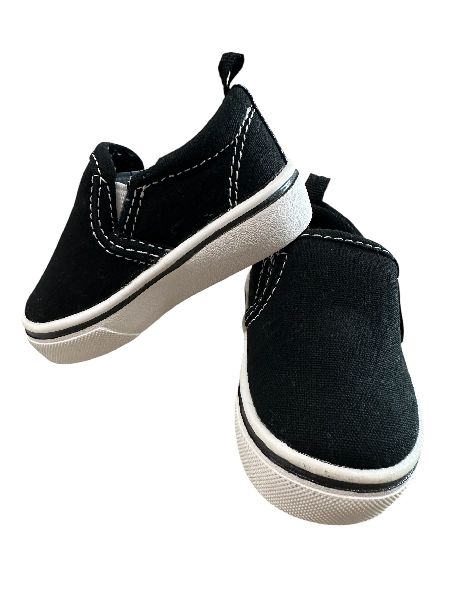 Black Slip-On Shoes (T2)