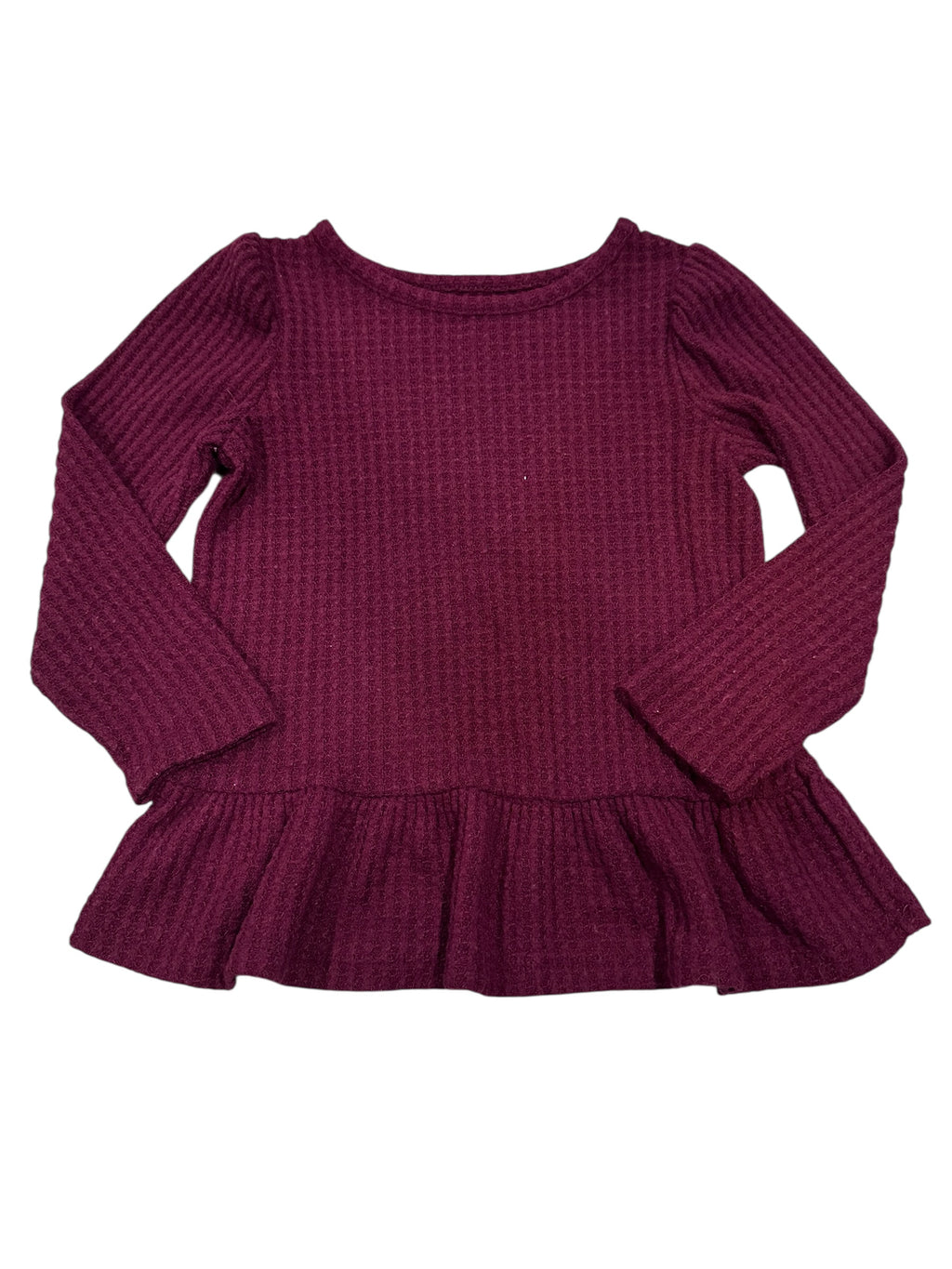 Burgundy Long-sleeve Shirt (3T)