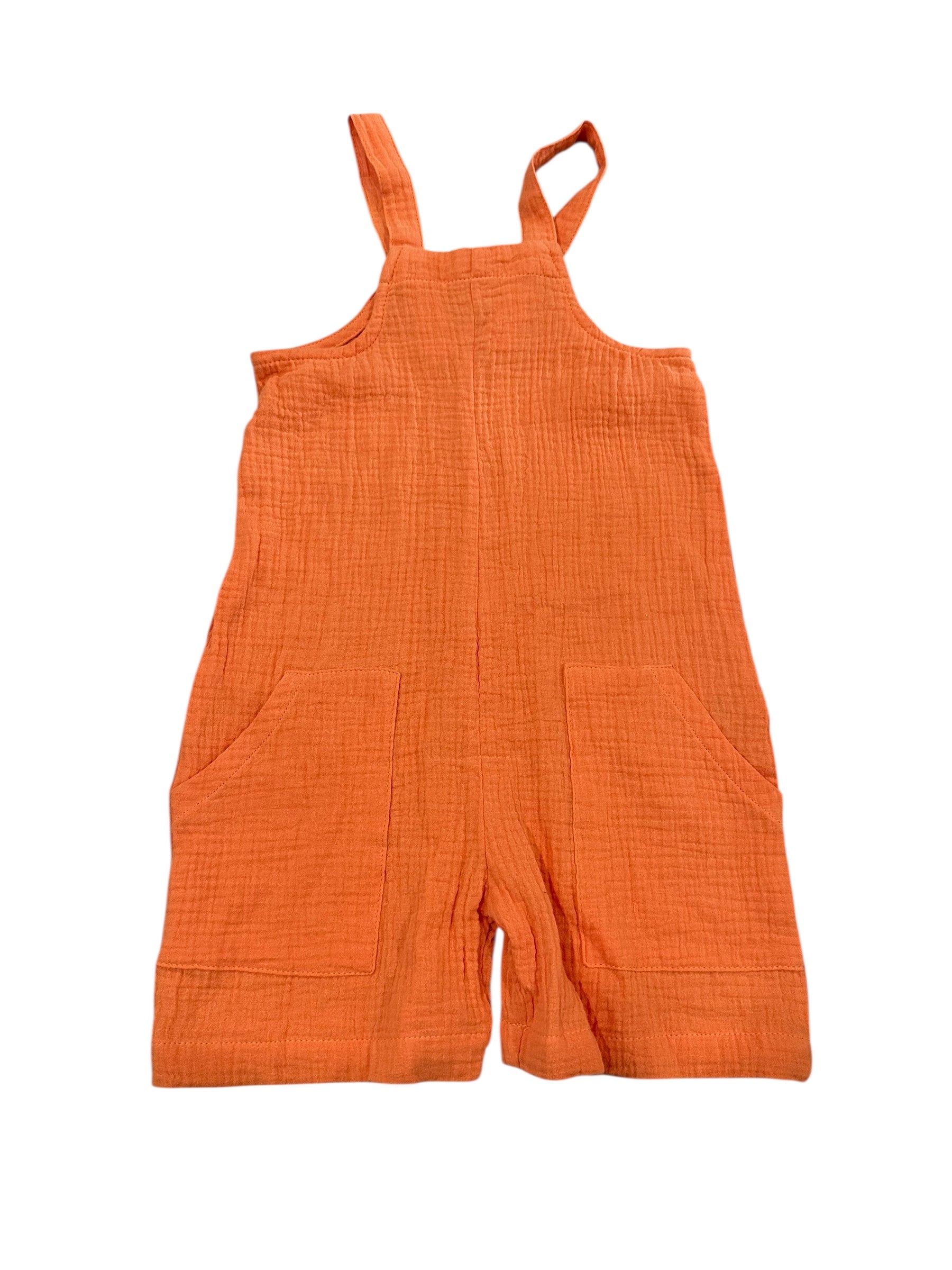 Orange Tank Romper (3T)