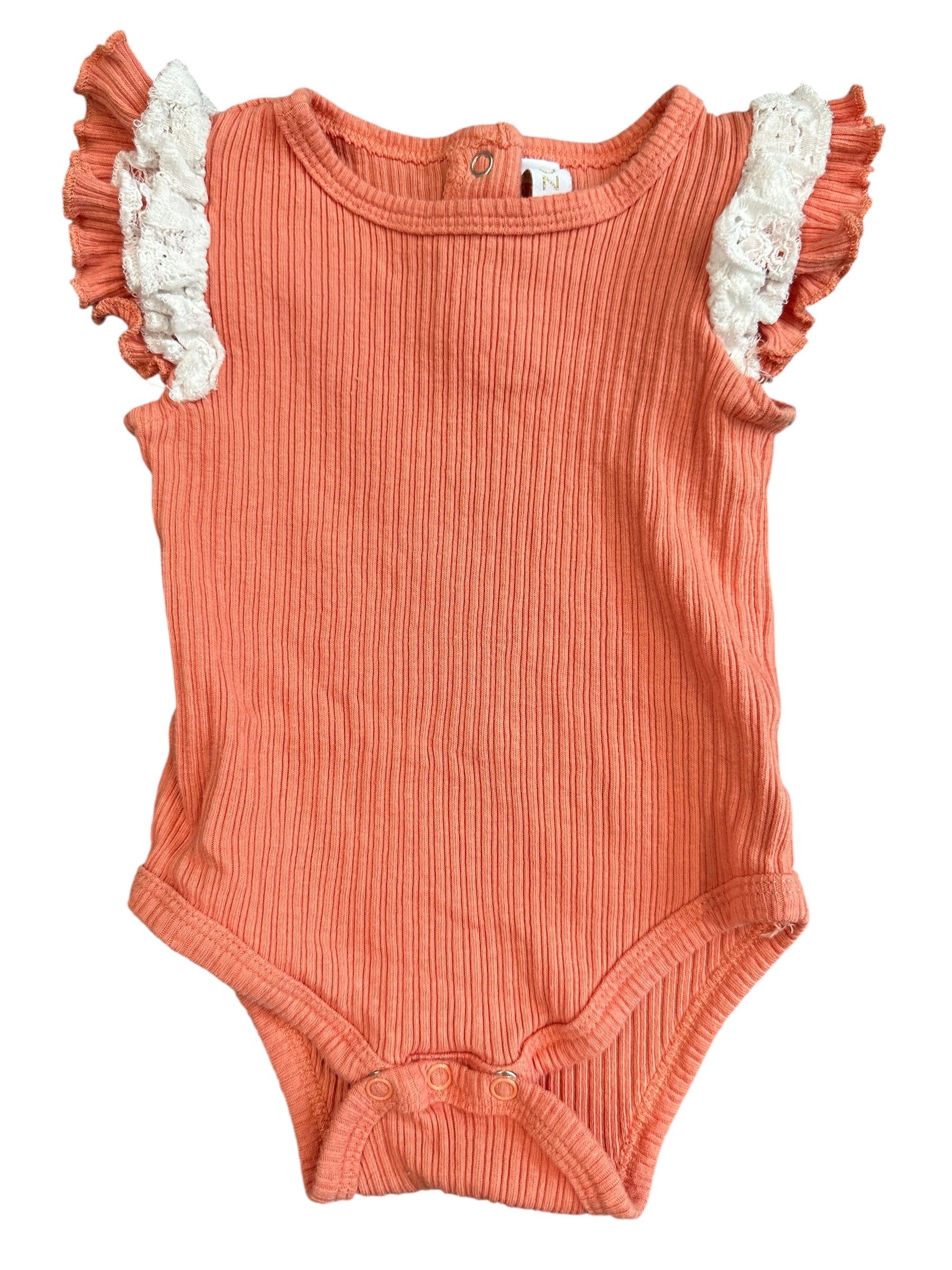 Lace Sleeve Onesie (12m)