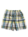 Multicolor Plaid Shorts (2T)