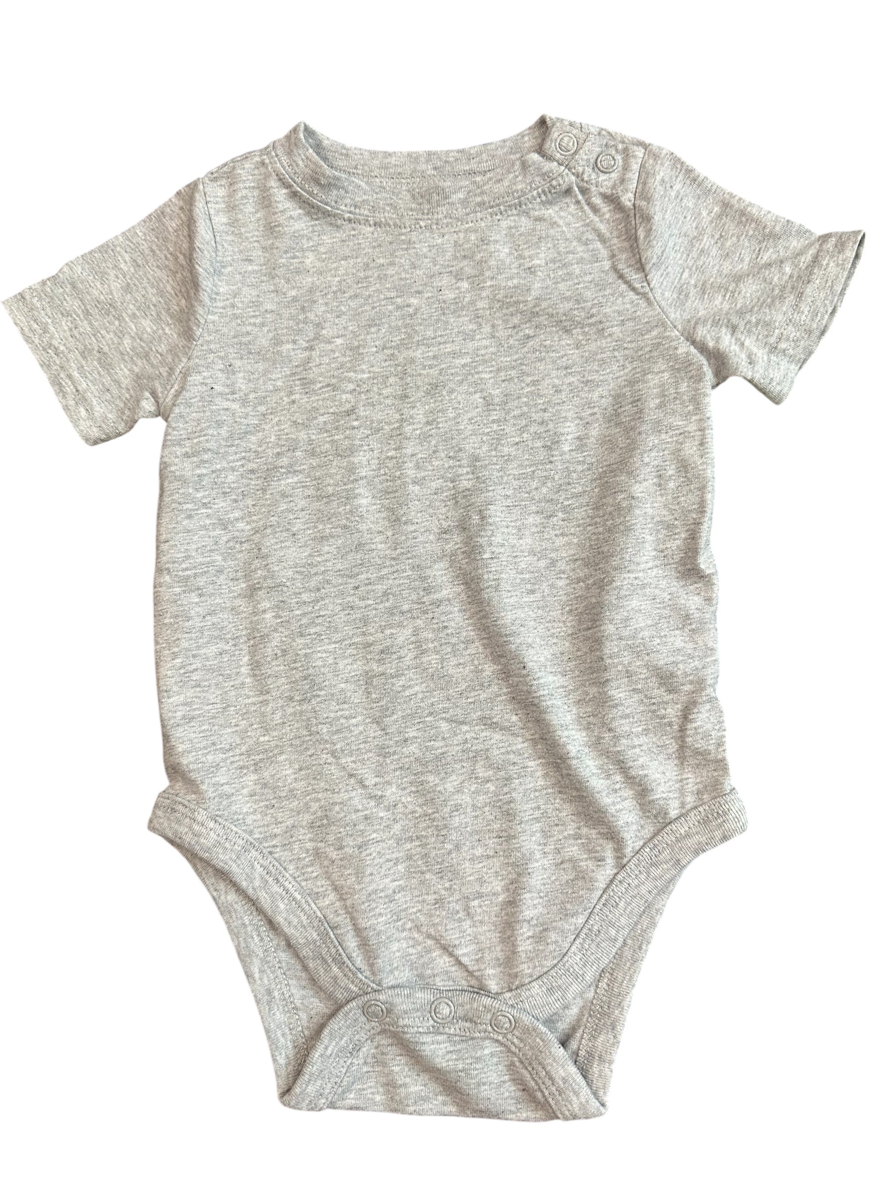 Gray Unisex Onesie (12m)