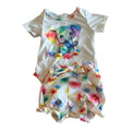 Watercolor Elephant Onesie Set