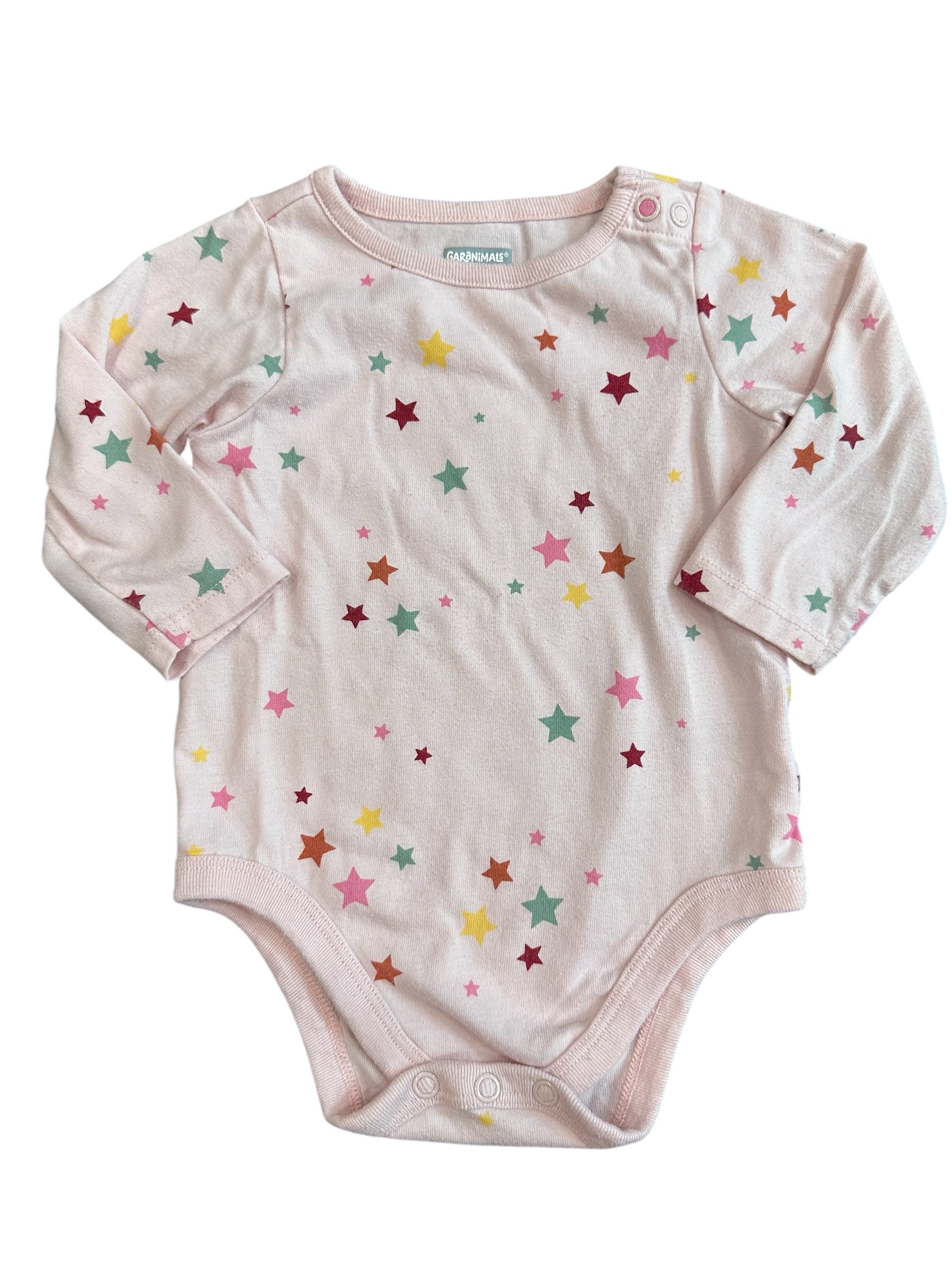 Star Long-Sleeve Onesie (6-9m)