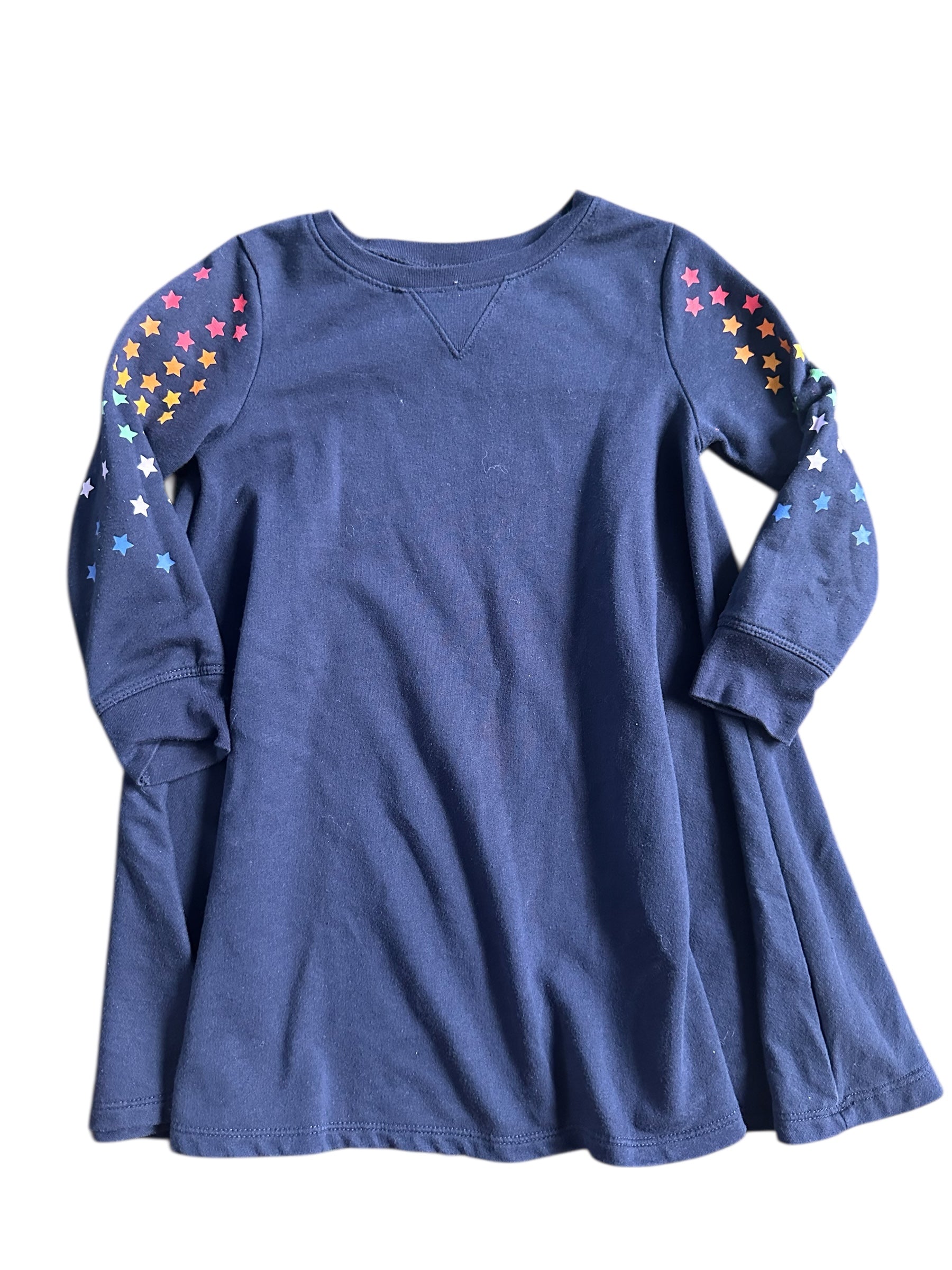 Star Long-Sleeve Dress (4T)