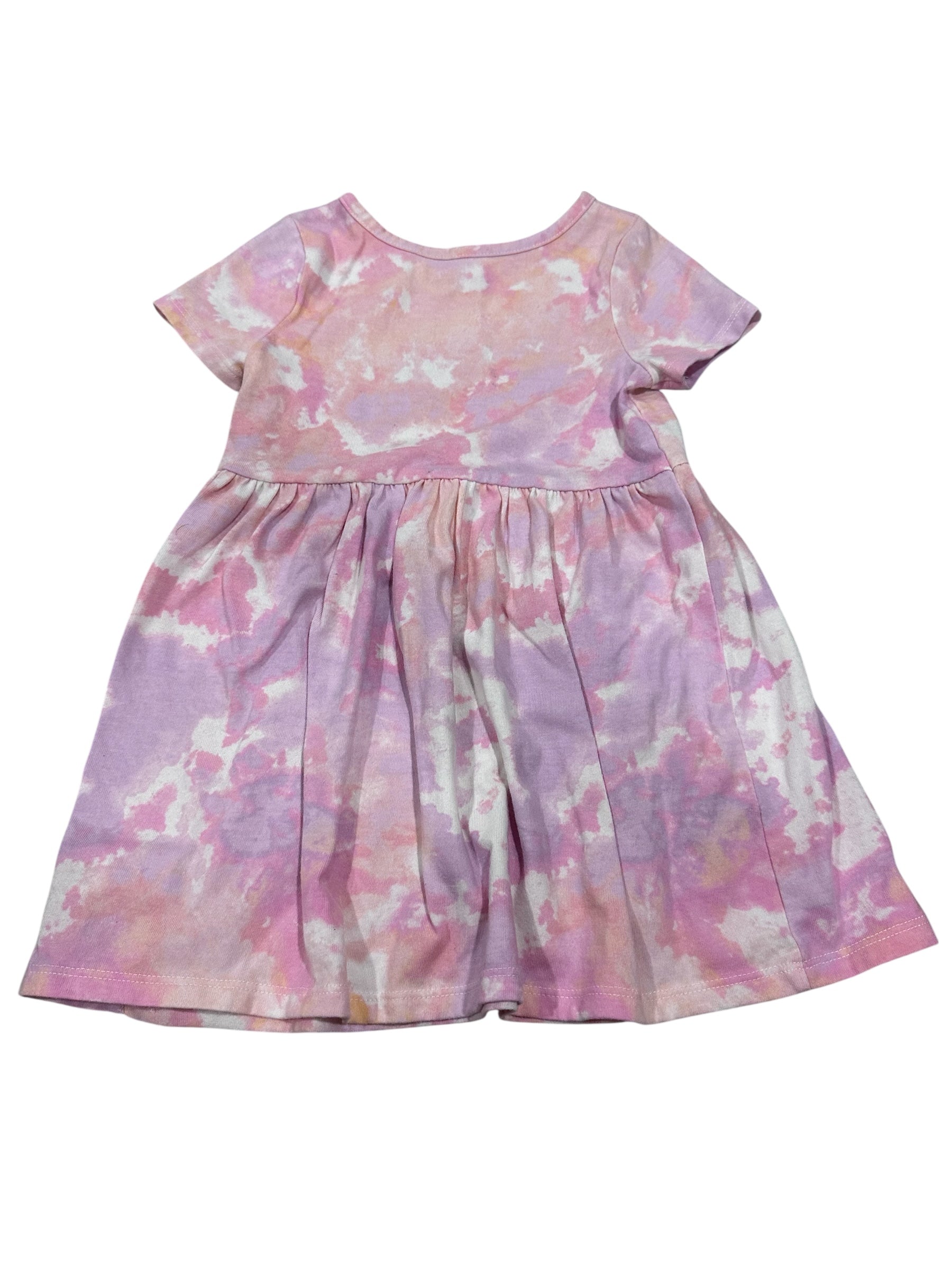 Pink Tie-Dye Dress (3T)