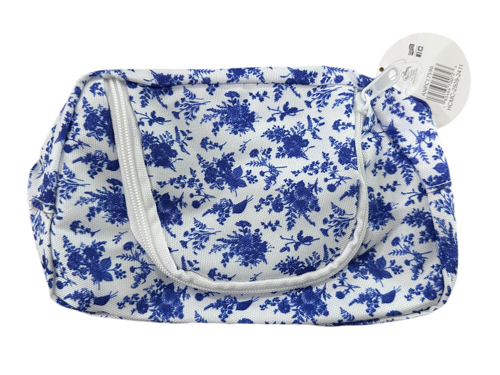 Blue Diaper + Wipe Case