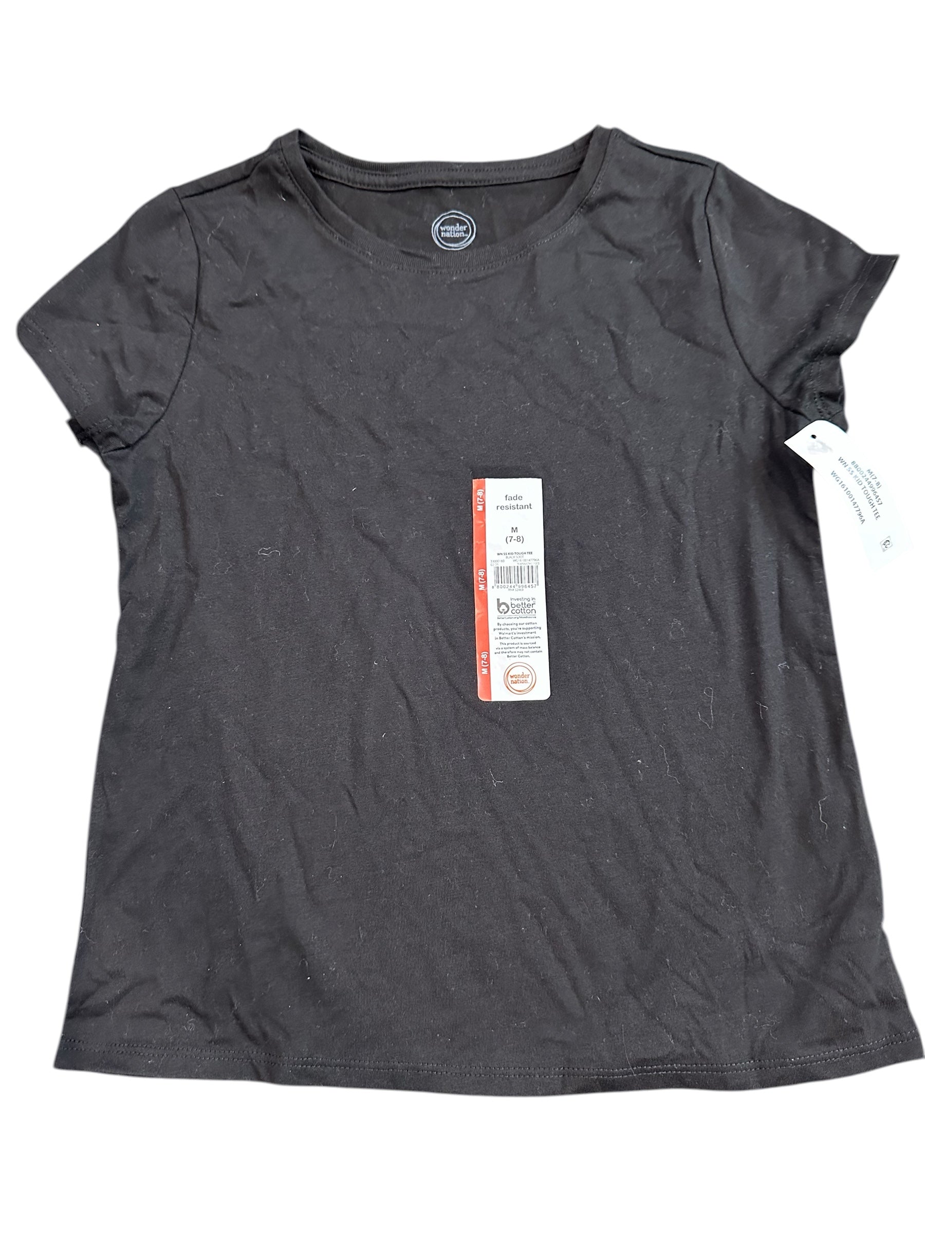 Girl Black Shirt (M 7/8)