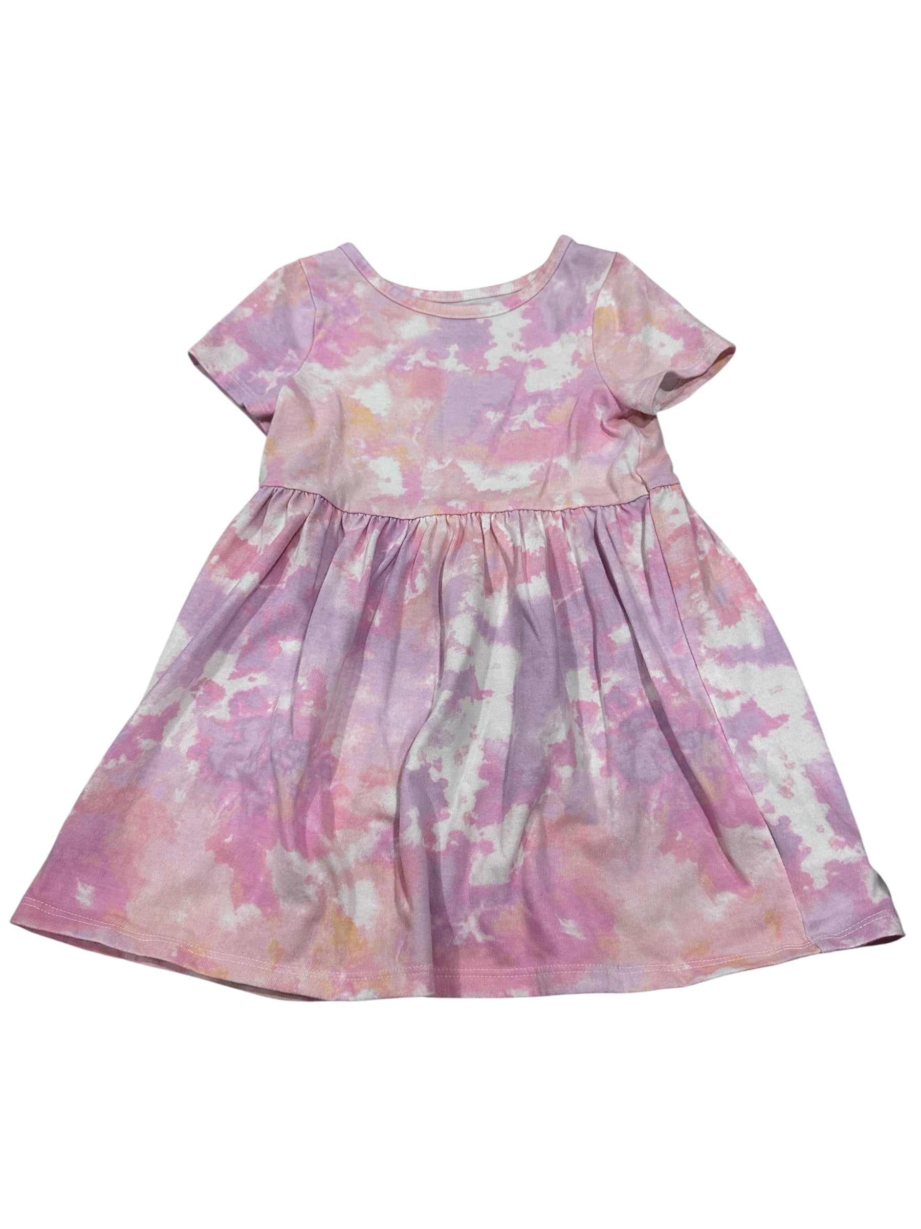 Pink Tie-Dye Dress (3T)