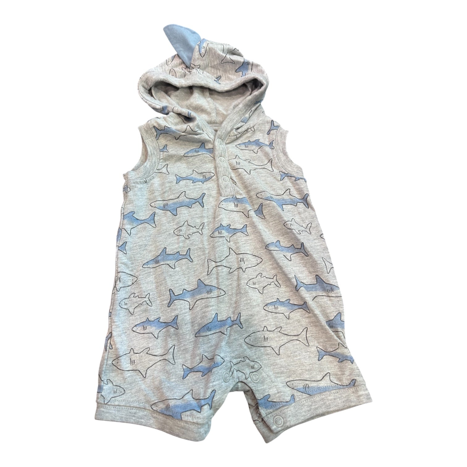 Shark Romper (3m)