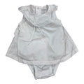 White Onesie Dress (3-6m)