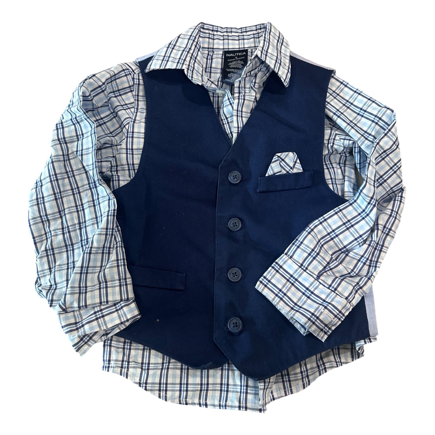 Boys Shirt and Vest Set (5)