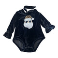 Santa Velvet Onesie (9-12m)