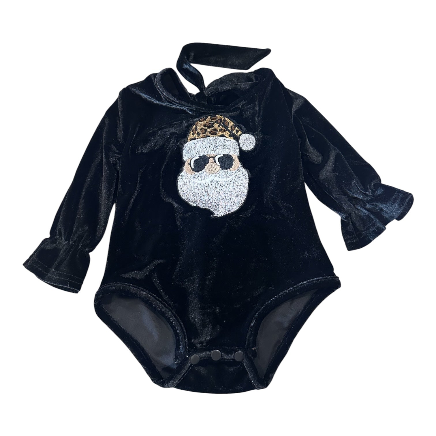 Santa Velvet Onesie (9-12m)