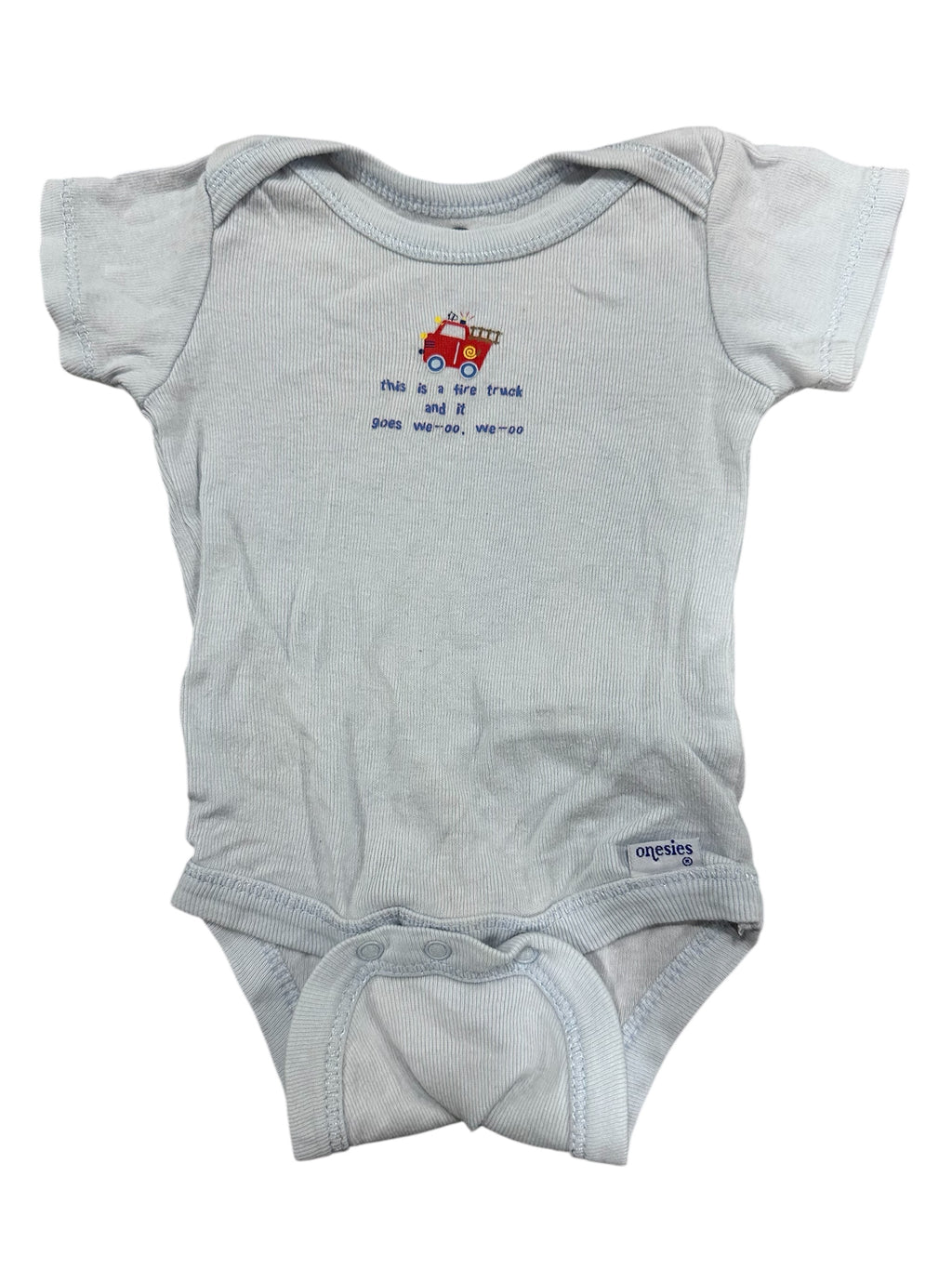 Firetruck Onesie (0-3m)