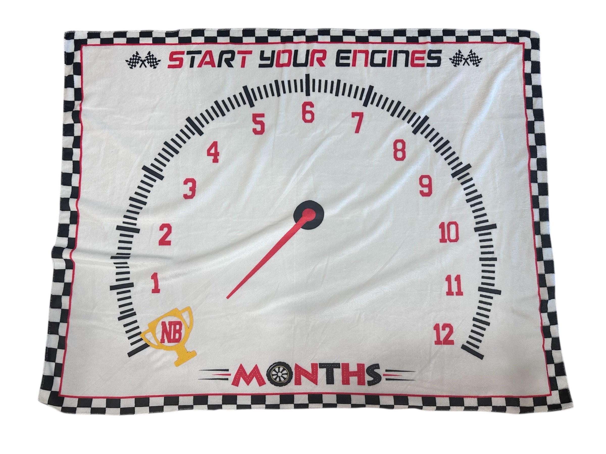 Racecar Milestone Blanket