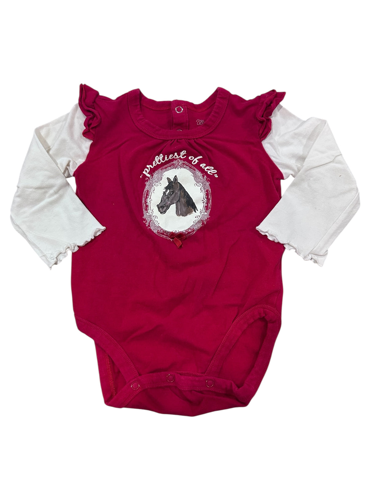 Prettiest Of All Long-sleeve Onesie (18m)