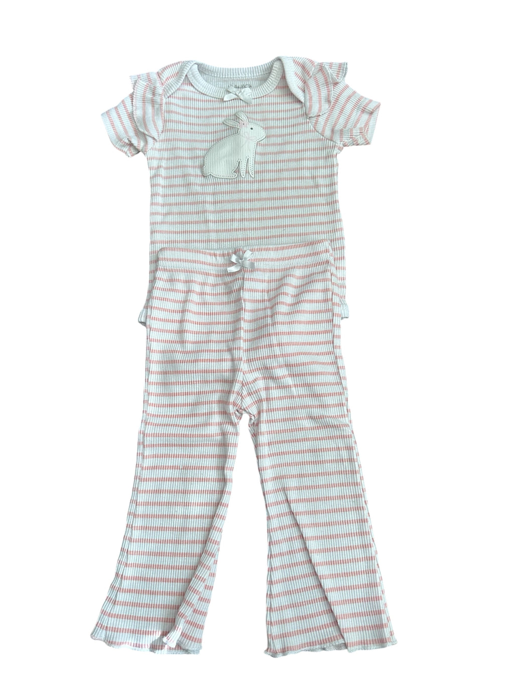 Striped Bunny Set (6-9m)