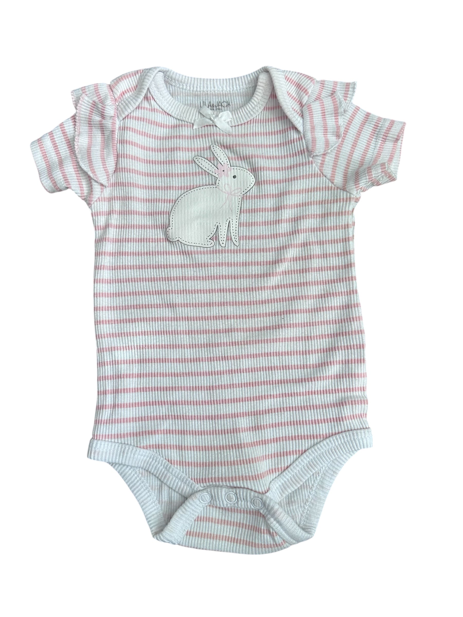 Striped Bunny Set (6-9m)