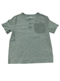Sage Green Henley Shirt (4T)