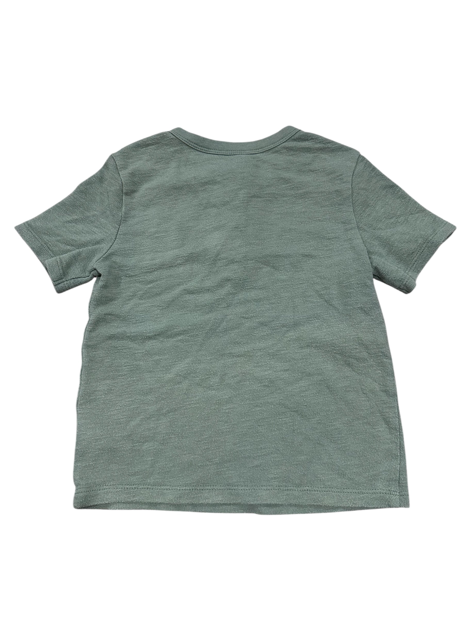 Sage Green Henley Shirt (4T)
