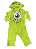 Mike Wazowski Hooded Coveralls (6-9m)