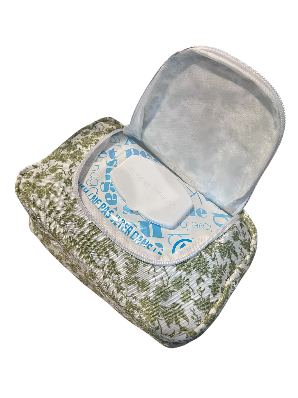 Pink Diaper + Wipe Case