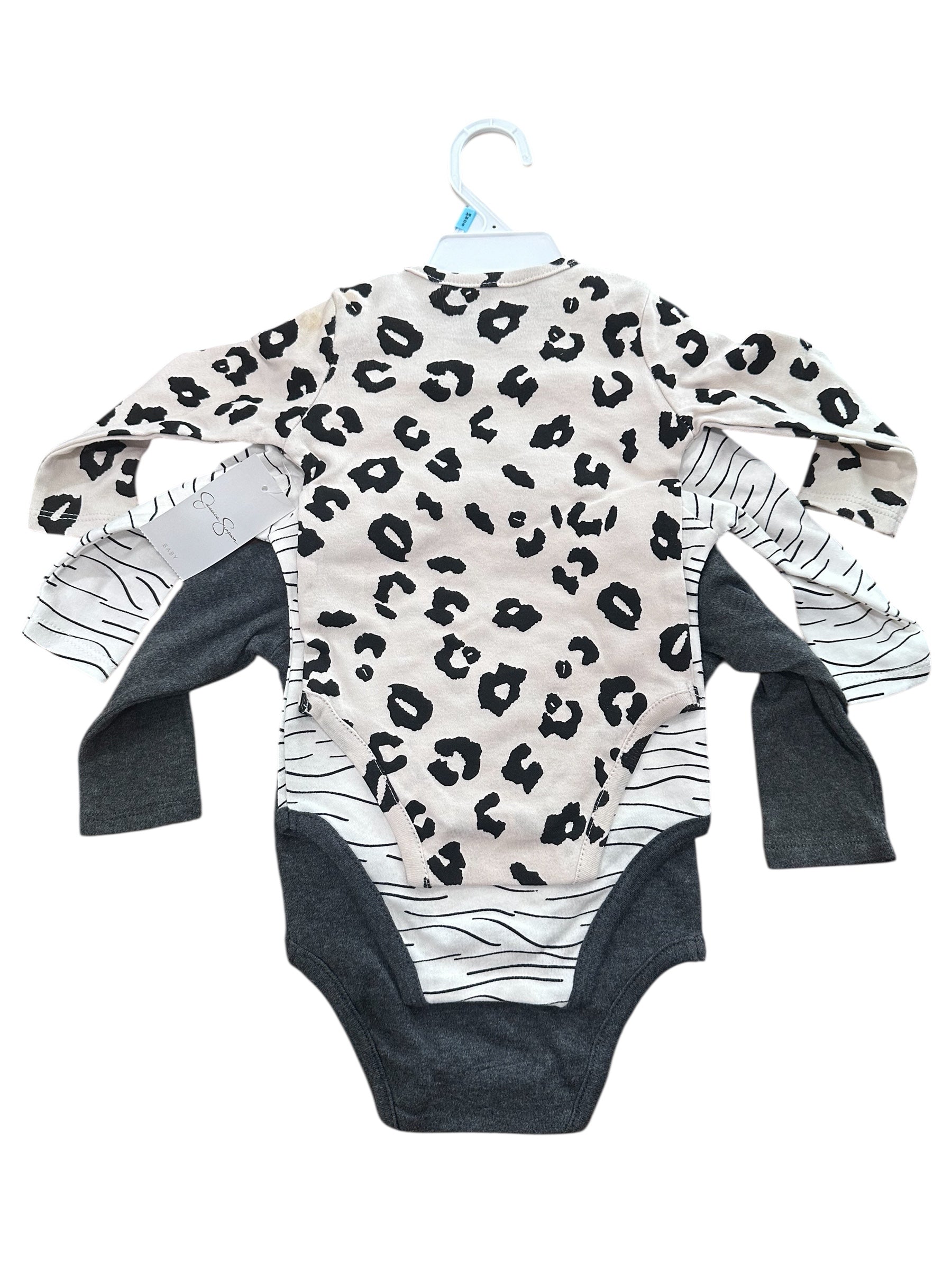 Kitty Kat Long-sleeve Onesie Bundle (3-6m)