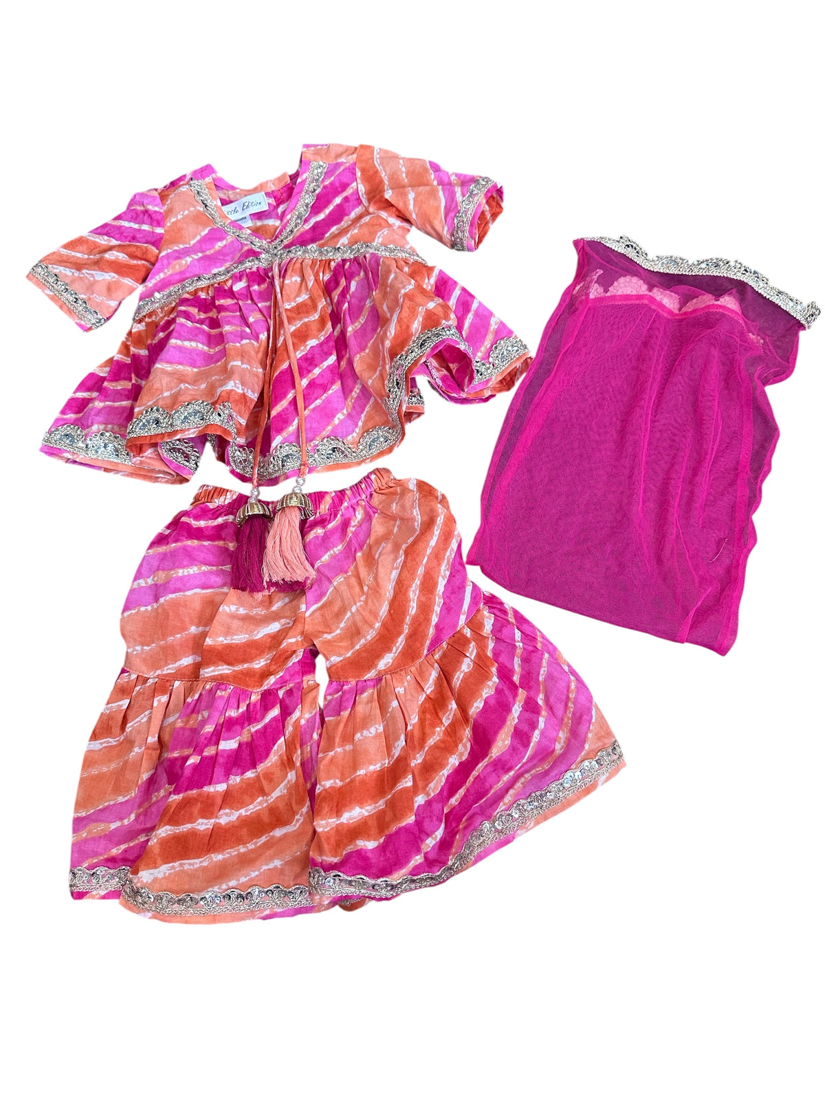 Sari Outfit Set (0-3m)