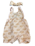 Sunshine Romper + Bow (3-6m)