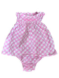 Gingham Onesie Dress (9m)