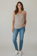 Striped Maternity Tank (M)