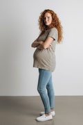 Striped Maternity Tee (S)