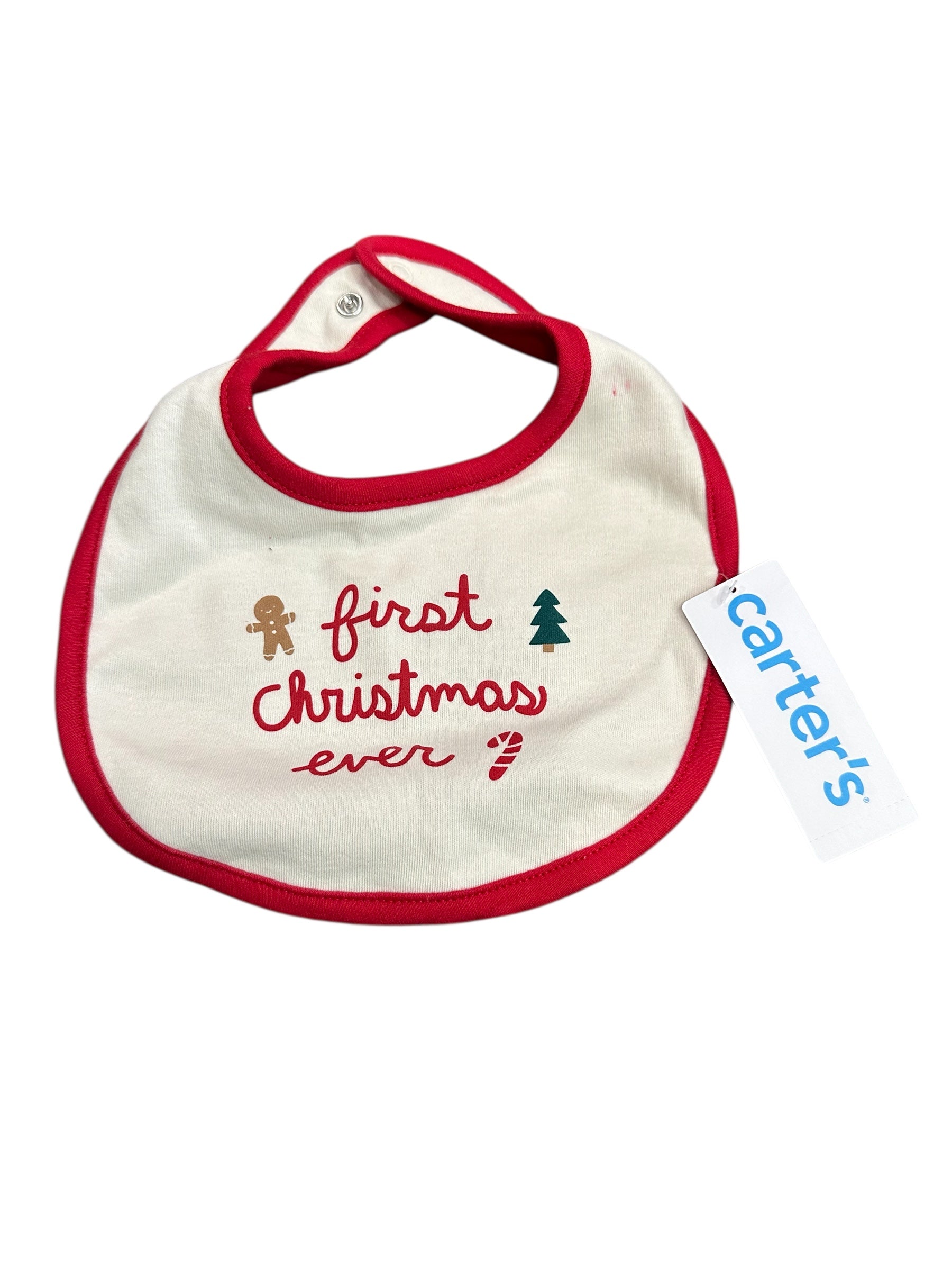 First Christmas Bib