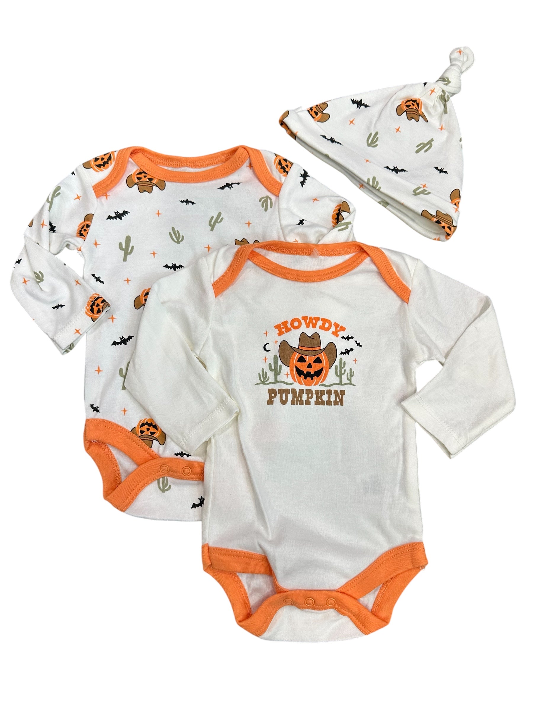 Howdy Pumpkin Bundle (0-3m)